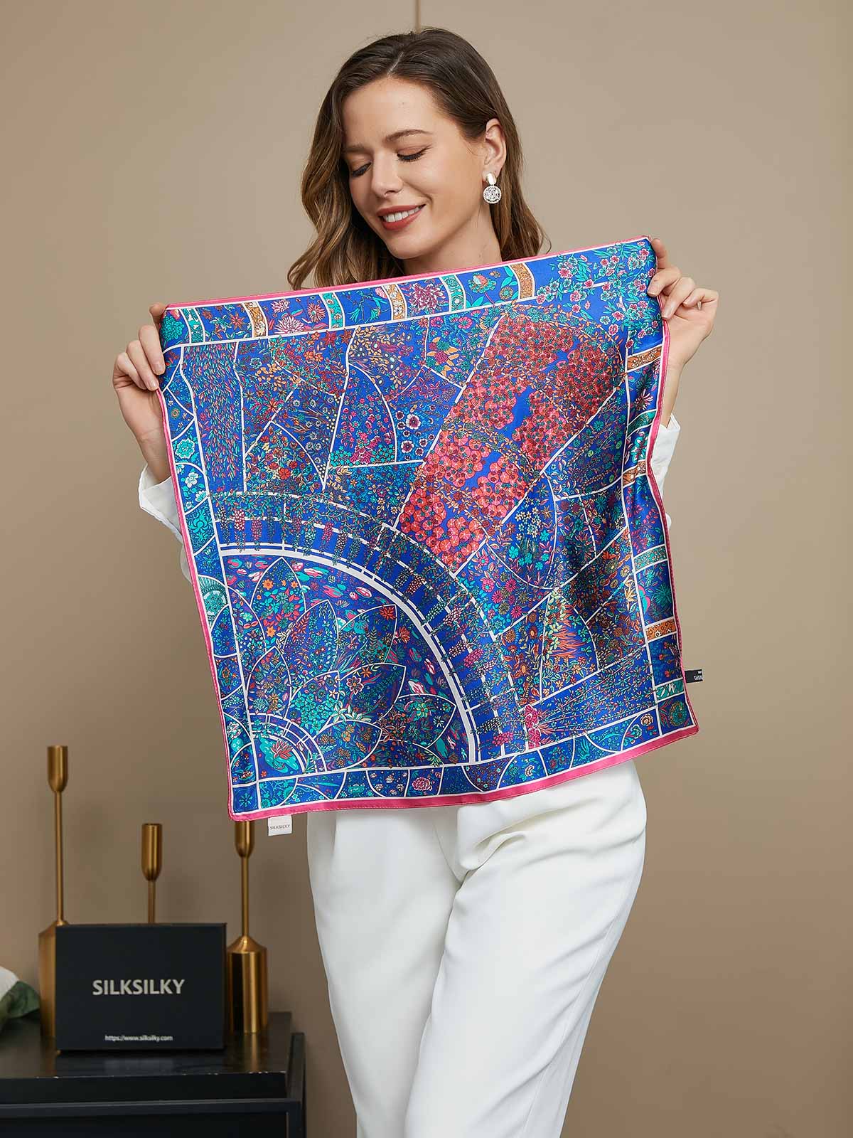 [P049] SilkSilky-IT Seta pura Scarf 003