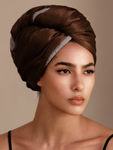 [Caffè] SilkSilky-IT Turbante Per Capelli 004