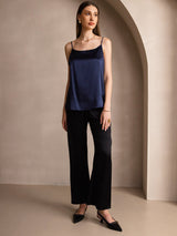 [Blu Scuro] SilkSilky-IT Spaghetti Strap Cami 006