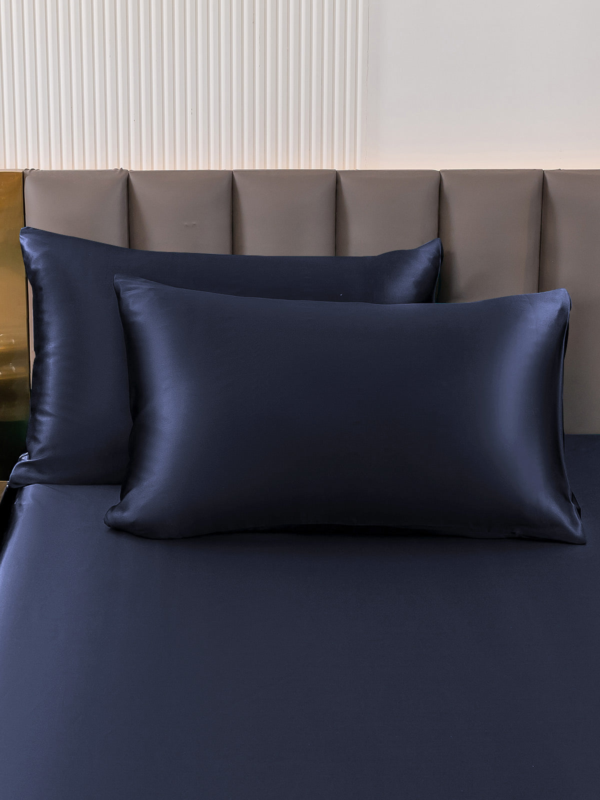 [Blu Scuro] SilkSilky-IT 19Momme Seta pura Pillowcase 004
