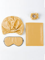 [Champagne] SilkSilky-IT 19Momme Seta pura Pillowcase Set 005