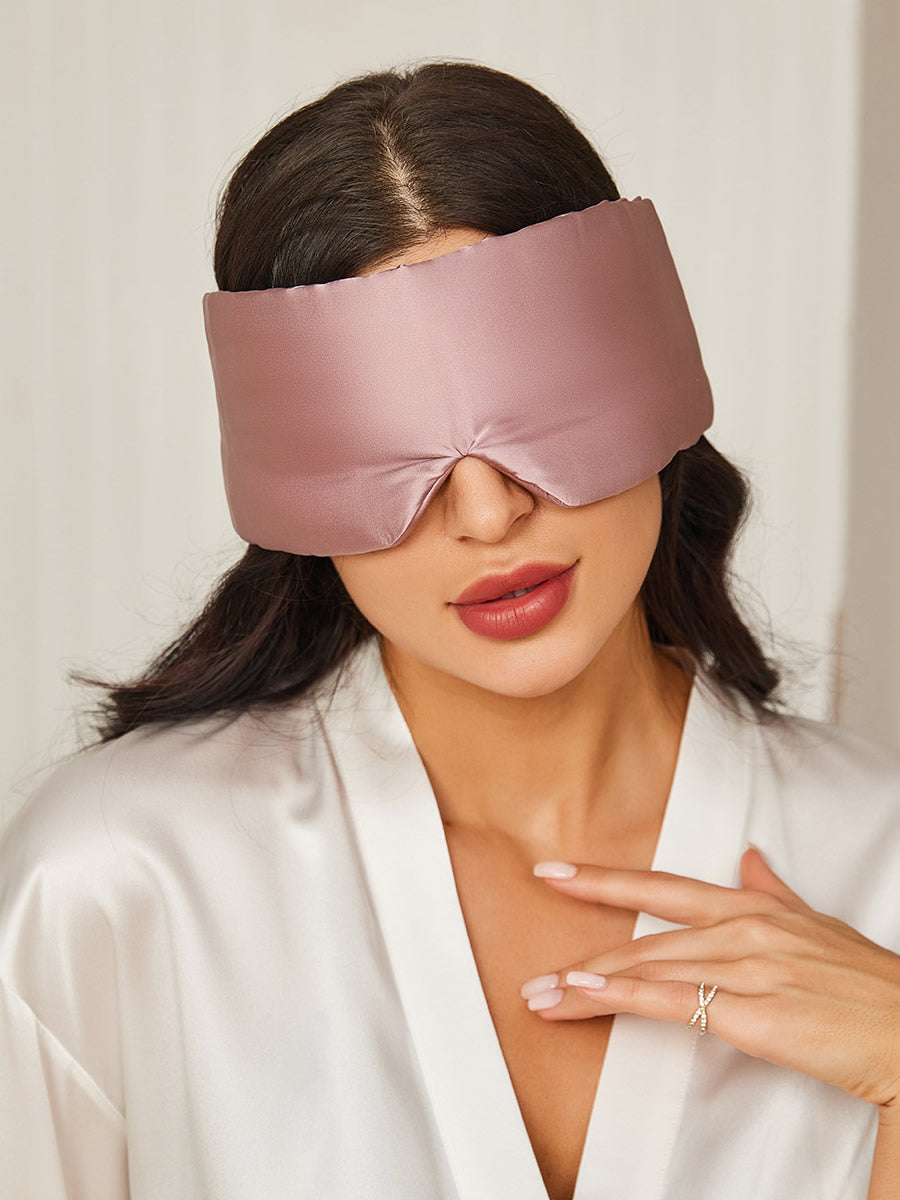 [Malva Pallido] SilkSilky-IT 19Momme Seta pura Eye Mask 001