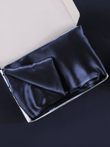 [Blu Scuro] SilkSilky-IT 30Momme Federa 006