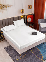 [Bianco] SilkSilky-IT 19Momme Set di biancheria da letto 001
