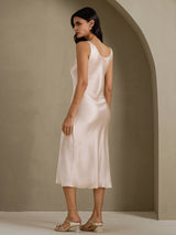 [Beige] SilkSilky-IT Sleeveless Vestiti da donna 002