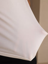 [Bianco] SilkSilky-IT Half Sleeve Magliette donna 004