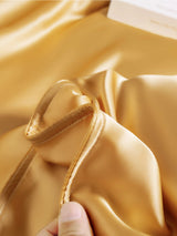 [Champagne] SilkSilky-IT 25Momme Set di biancheria da letto 007