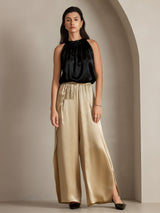 [Champagne] SilkSilky-IT 19Momme Seta Womens Pants 013