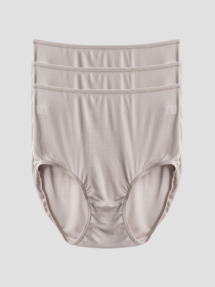 [Grigio] SilkSilky-IT Maglia di seta Panty 002