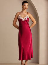 [Vino] SilkSilky-IT Sleeveless V Neck Vestiti da donna 007