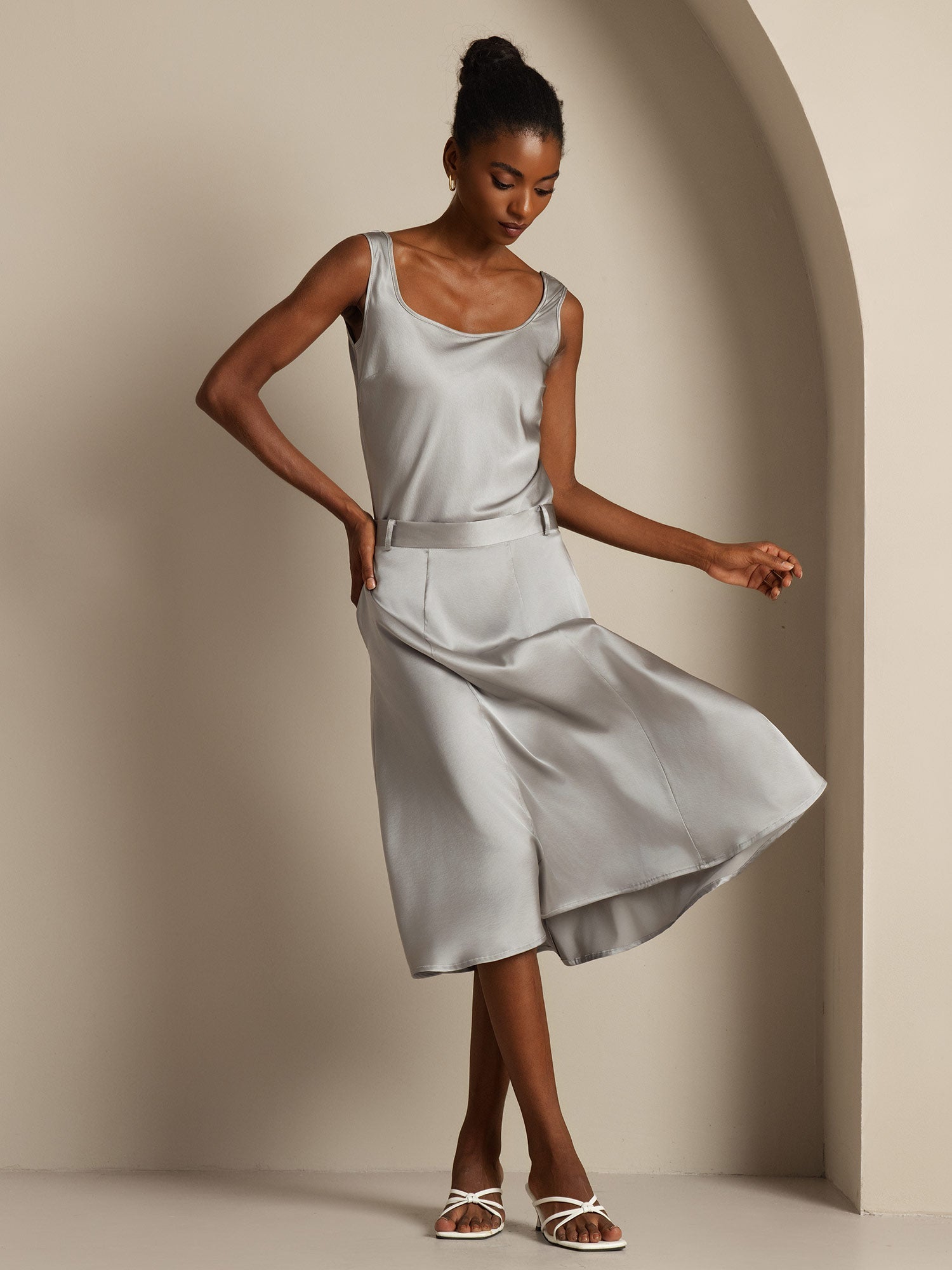 [Grigio Griffin] SilkSilky-IT 19Momme Seta Camisoles 006,