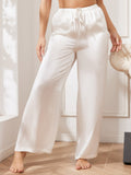 SilkSilky IT Seta pura Womens Pants Bianco 004