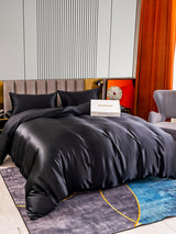 [Nero] SilkSilky-IT 22Momme Set di biancheria da letto 002