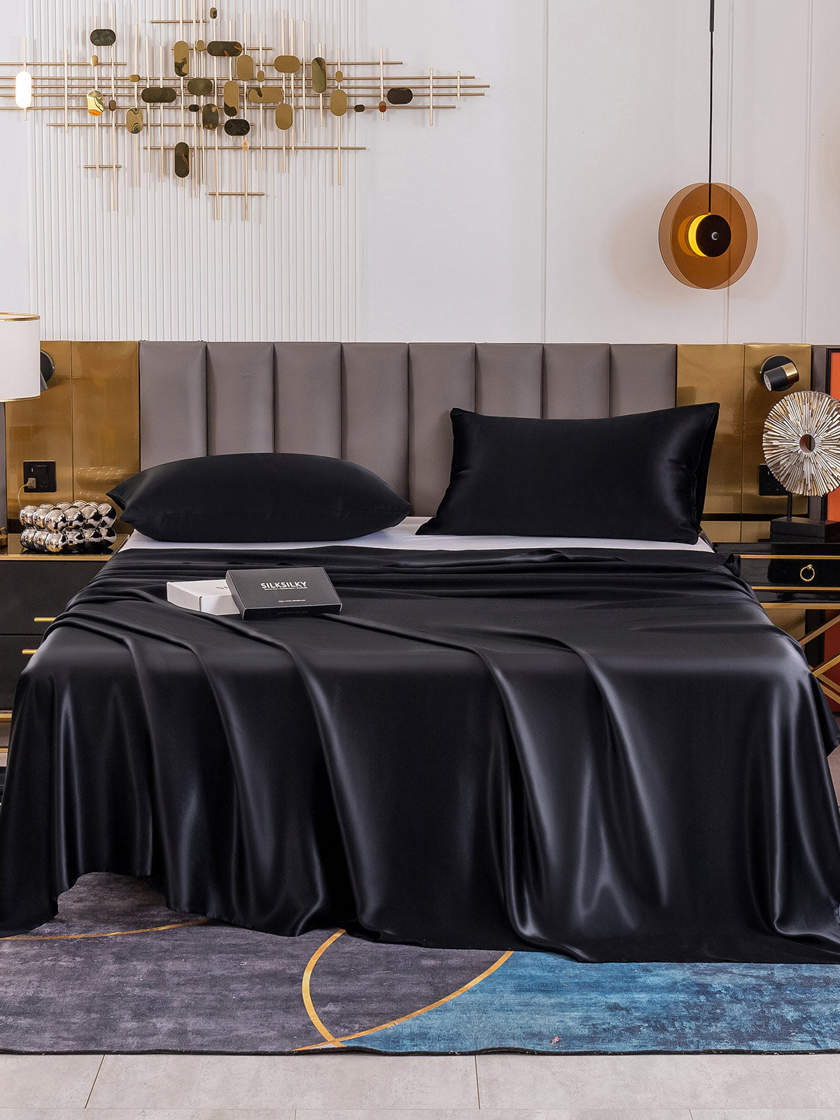 [Nero] SilkSilky-IT 19Momme Seta pura Bedding Set 002