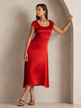 [Vino] SilkSilky-IT Cap Sleeve Vestiti da donna 004