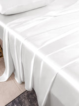 [Bianco] SilkSilky-IT 19Momme Set di biancheria da letto 003
