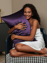 [Viola Scuro] SilkSilky-IT 30Momme Seta pura Pillowcase 002