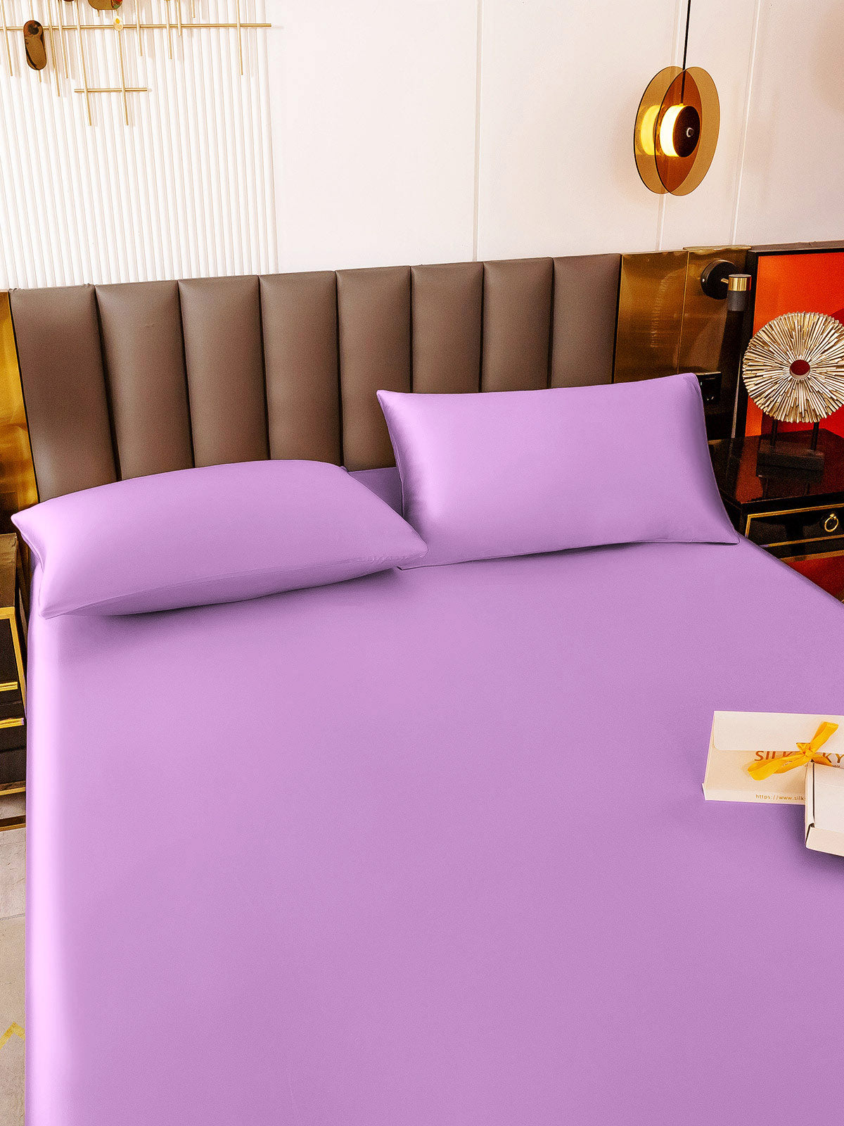 [Lavanda] SilkSilky-IT 19Momme Set di biancheria da letto 006