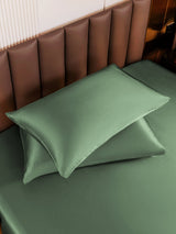 [Verde Grigiastro] SilkSilky-IT 30Momme Federa 005