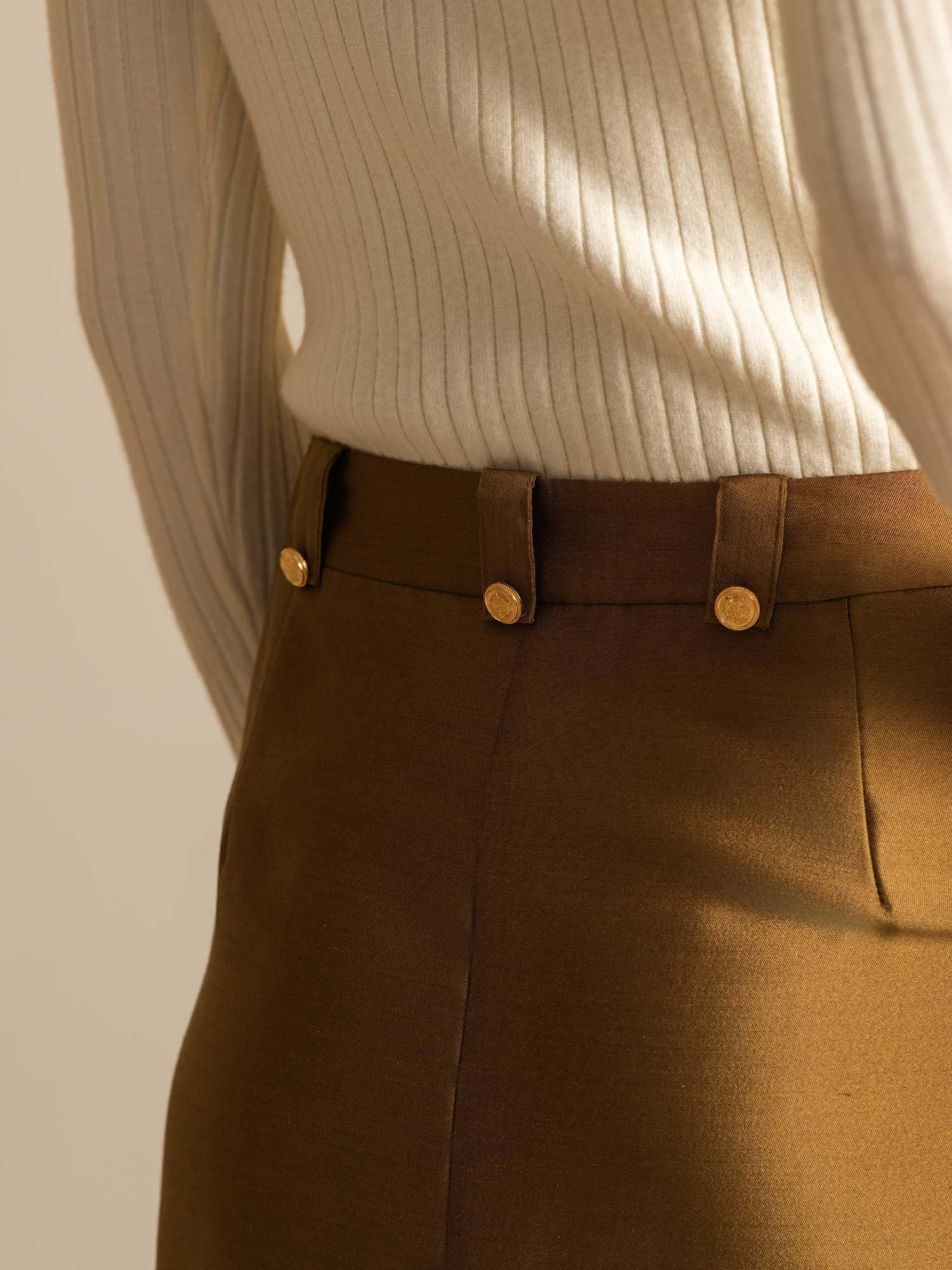 [Bronzo] SilkSilky-IT 32Momme Seta Skirt 005,