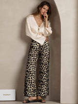 [Leopardo] SilkSilky-IT 19Momme Seta Womens Pants 005,