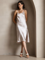 [Beige] SilkSilky-IT Sleeveless Vestiti da donna 006