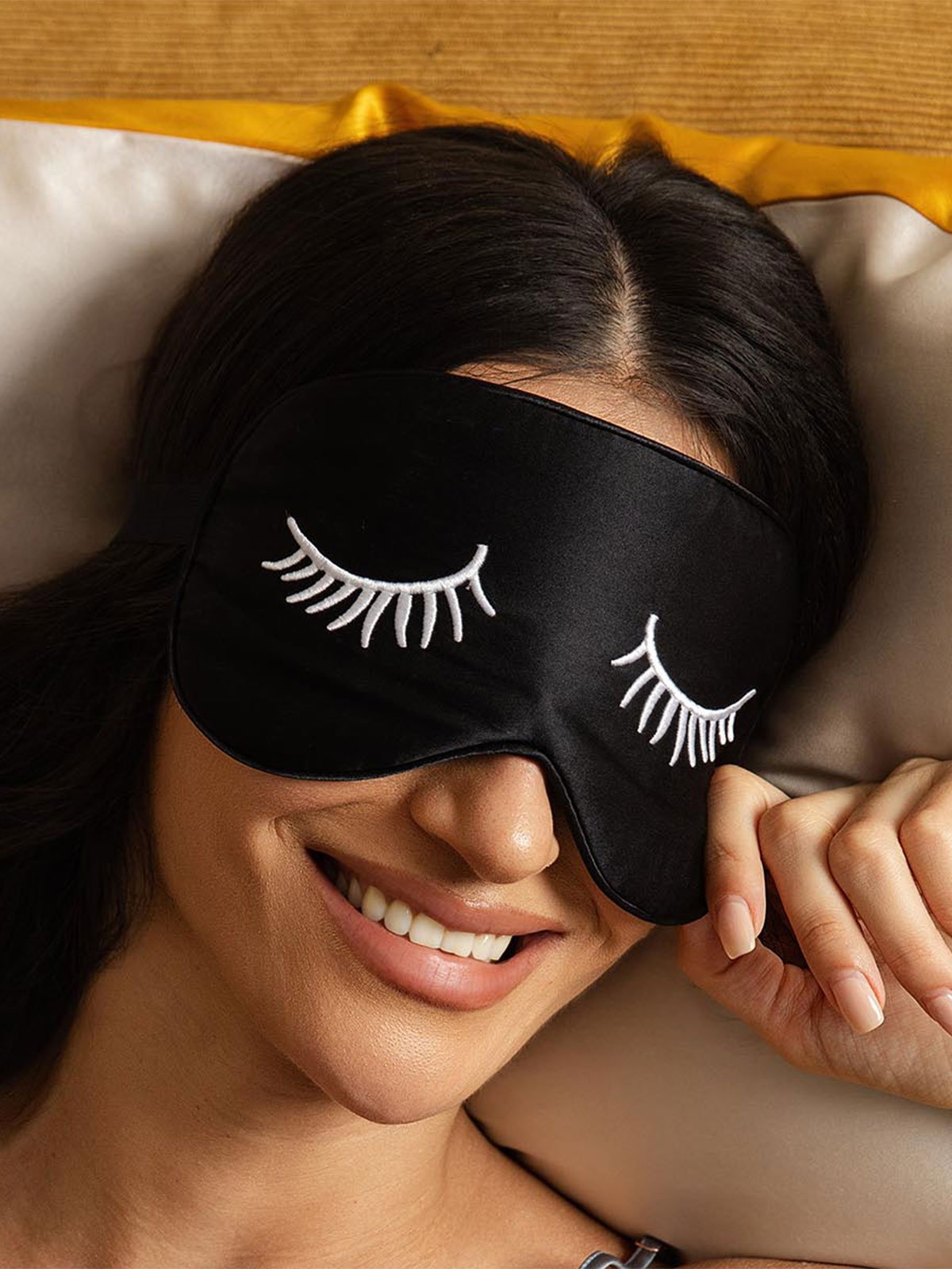 [CigliaBianche] SilkSilky-IT Seta pura Eye Mask 002