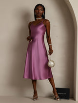 [Viola Scuro] SilkSilky-IT Sleeveless V Neck Camicia da notte 007