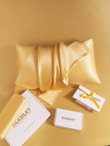 [Champagne] SilkSilky-IT 19Momme Seta pura Pillowcase 006