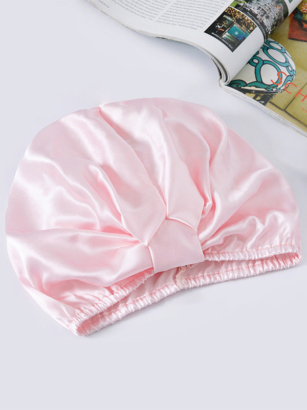 SilkSilky-IT Seta pura Sleep Cap Rosa 002