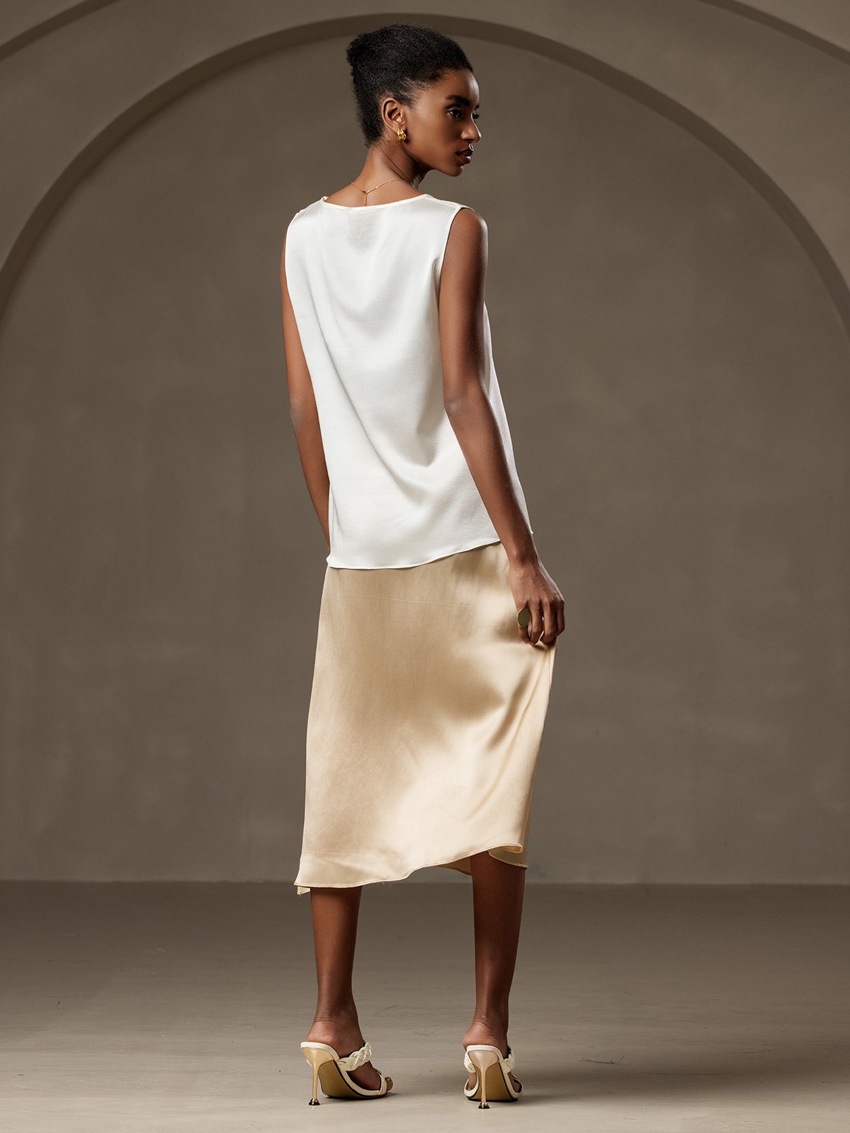 [Bianco] SilkSilky-IT 19Momme Seta Camisoles 002