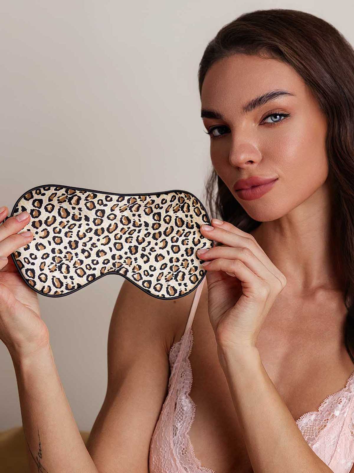 [Leopardo] SilkSilky-IT 19Momme Seta pura Eye Mask 004