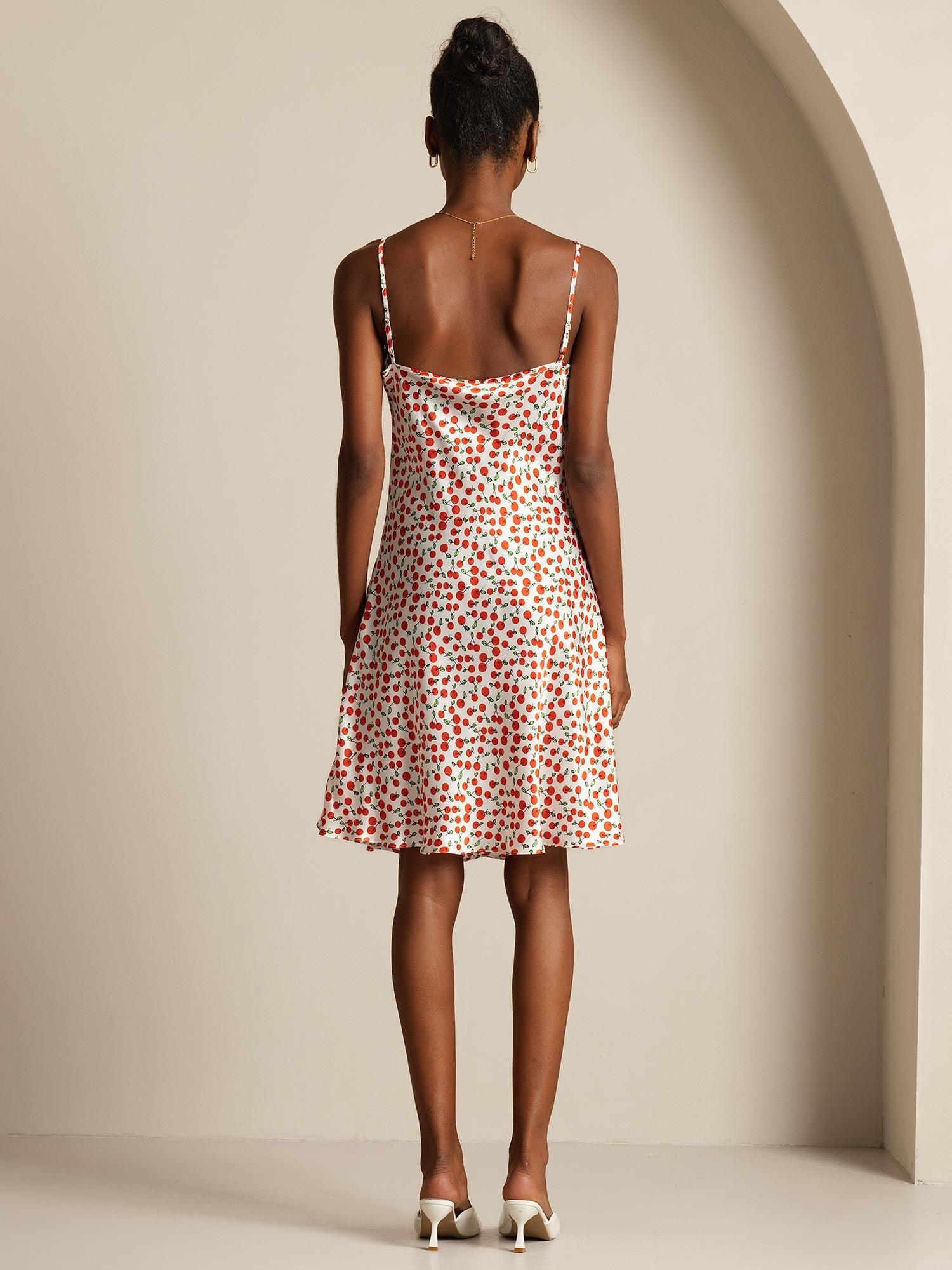 [Ciliegia] SilkSilky-IT Seta pura Dress 002,