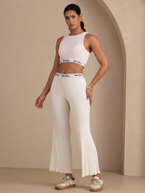 [Bianco] SilkSilky-IT Sleeveless Crew Neck Women's Outfit Sets 001