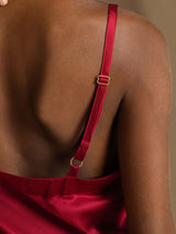 [Vino] SilkSilky-IT Sleeveless V Neck Vestiti da donna 005