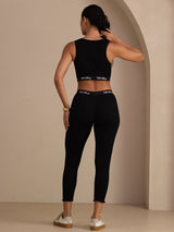 [Nero] SilkSilky-IT Sleeveless Crew Neck Women's Outfit Sets 002