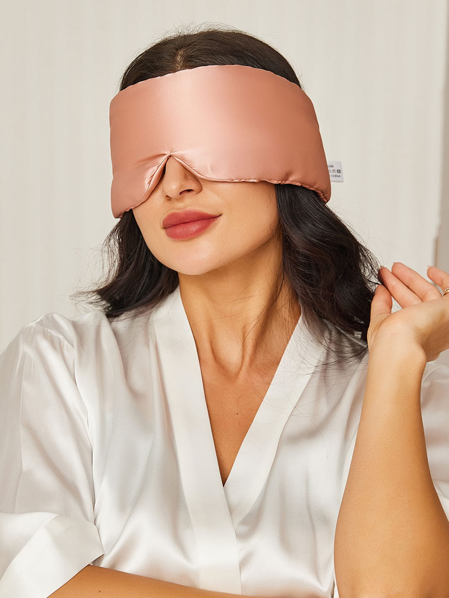 [Rosa] SilkSilky-IT 19Momme Seta pura Eye Mask 001