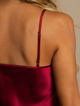 [Vino] SilkSilky-IT Spaghetti Strap V Neck Camicia da notte 004