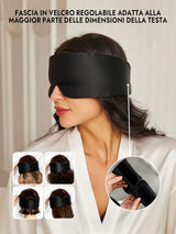 [Nero] SilkSilky-IT Mascherina da Notte 004
