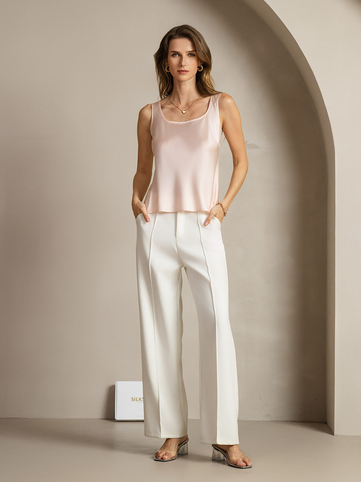 [Rosa] SilkSilky-IT 19Momme Seta Camisoles 004