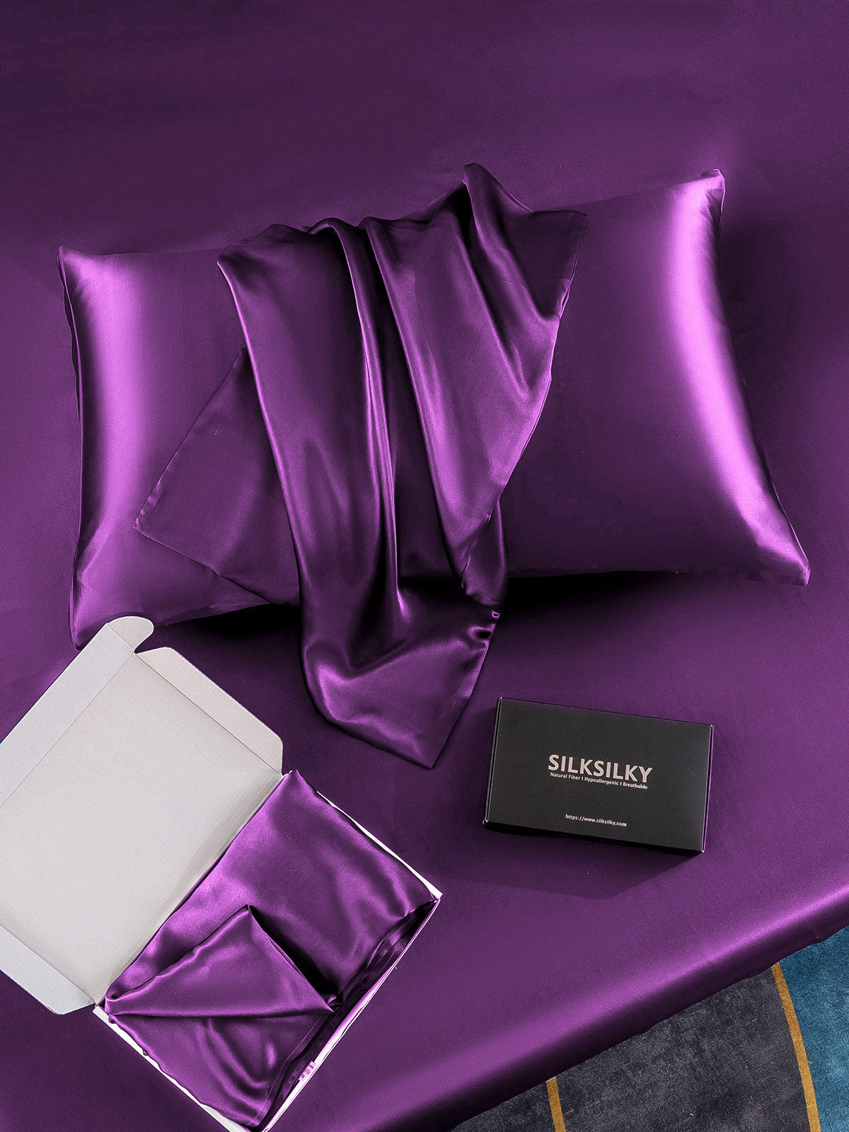 [Viola] SilkSilky-IT 19Momme Seta pura Pillowcase 006