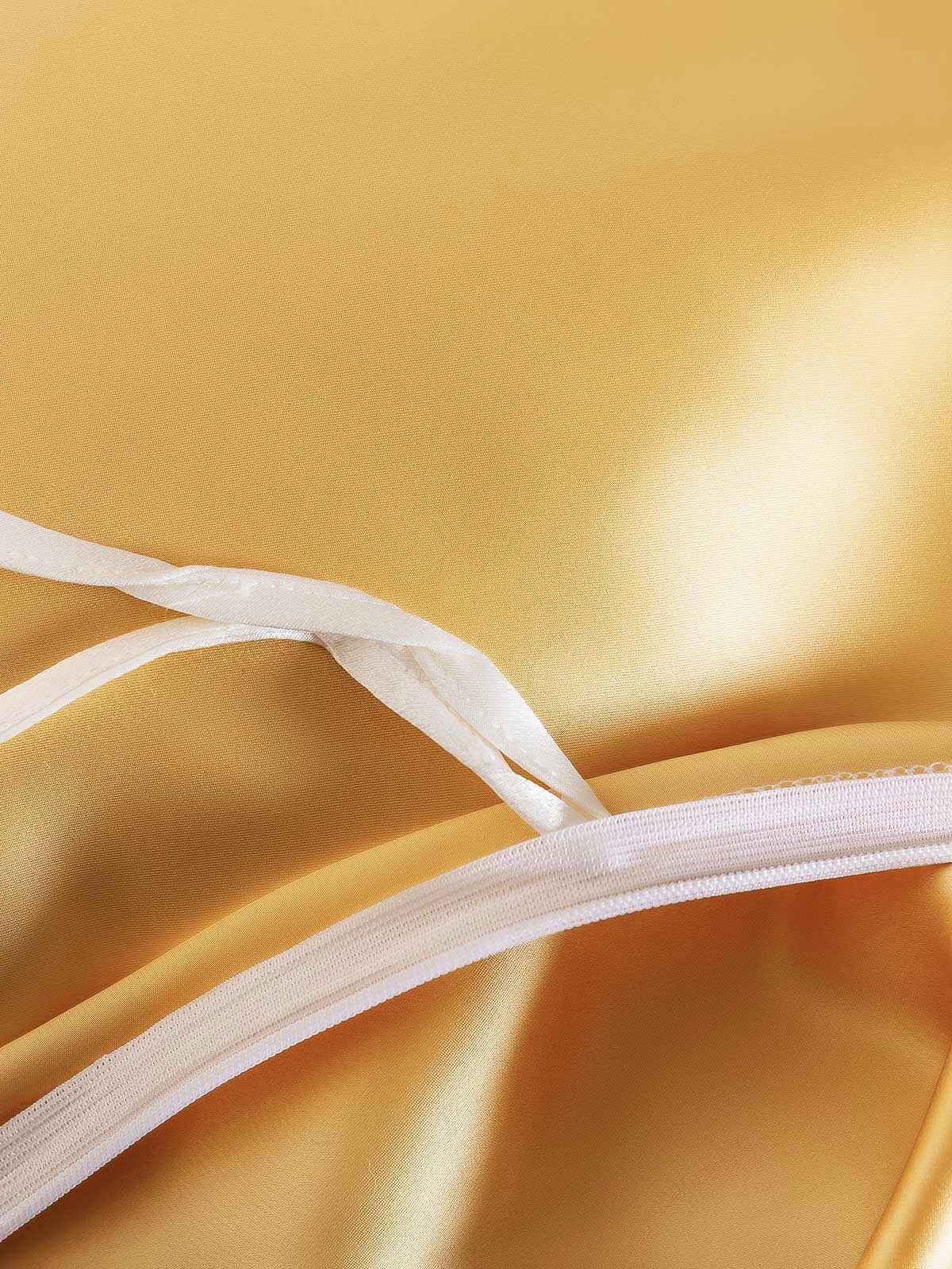 [Champagne] SilkSilky-IT 25Momme Seta pura Duvet Cover 006