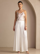 [Bianco] SilkSilky-IT Pantaloni da donna 006