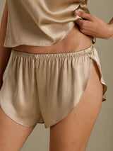 [Oro Champagne] SilkSilky-IT Spaghetti Strap Set di Bretelle 006