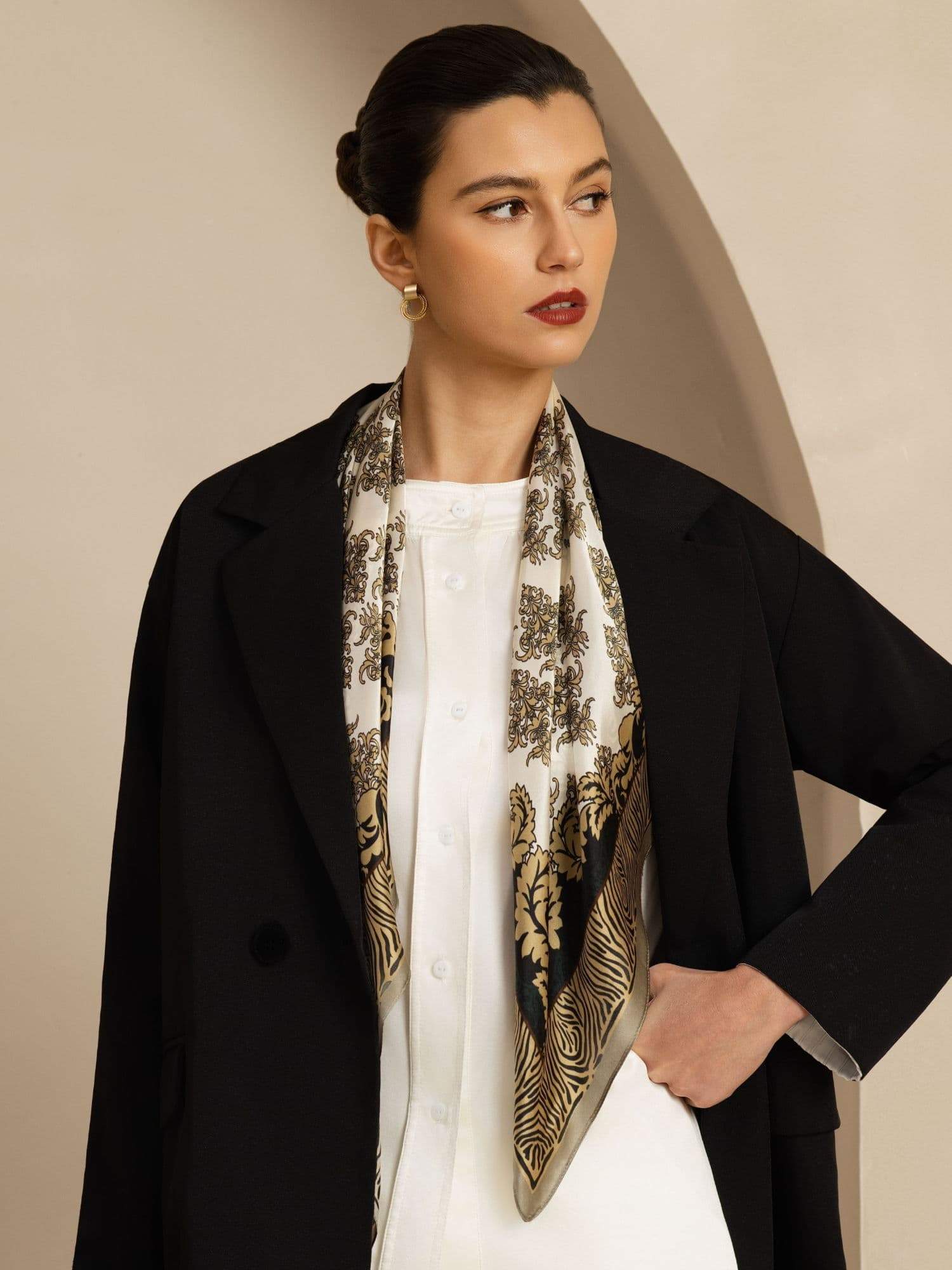 [P109] SilkSilky-IT Pure Silk Scarf 002