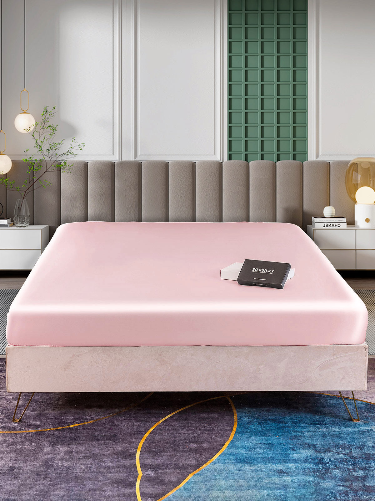 [Rosa] SilkSilky-IT 25Momme Seta pura Sheet 002