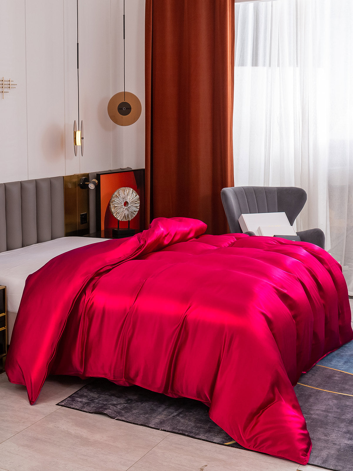 [Vino] SilkSilky-IT 19Momme Seta pura Duvet Cover 002