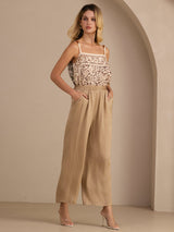 [Curry] SilkSilky-IT Womens Pants 004