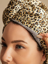 [Leopardo] SilkSilky-IT Turbante Per Capelli 004