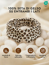 [Leopardo] SilkSilky-IT Mascherina da Notte 002